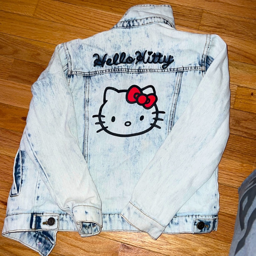 Girls Hello Kitty Denim Jacket